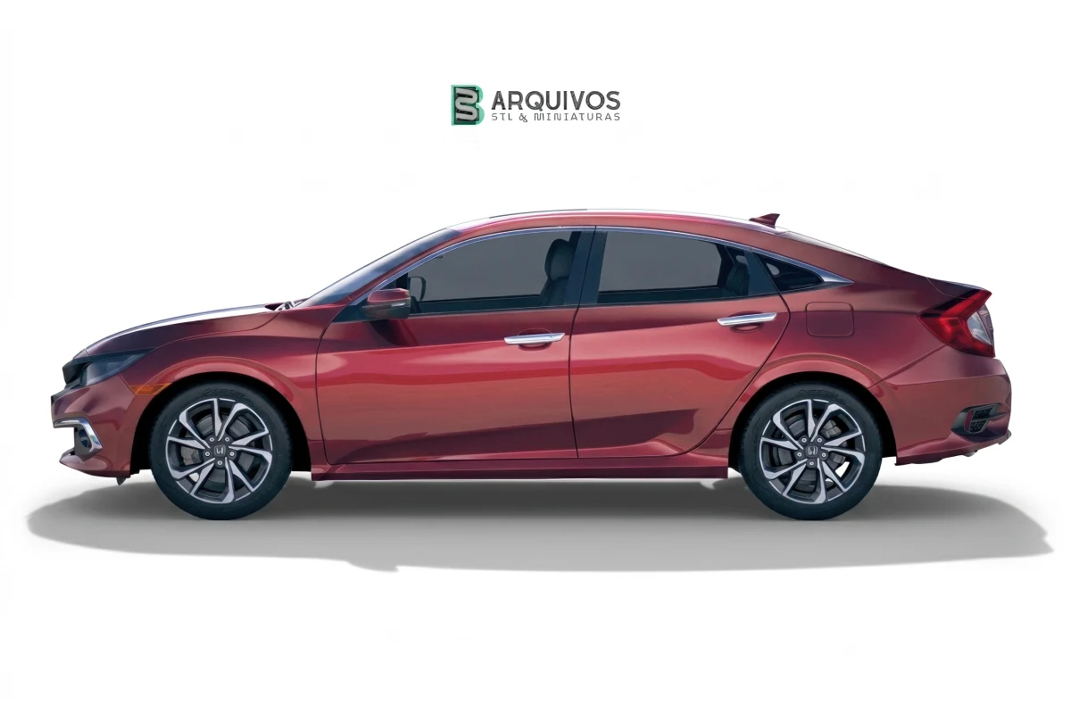 Modelo 3D STL - Honda Civic 2019 — foto 5